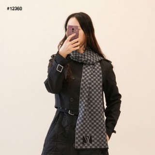 [ L ] 남여공용 체스 LV 캐시미어 머플러